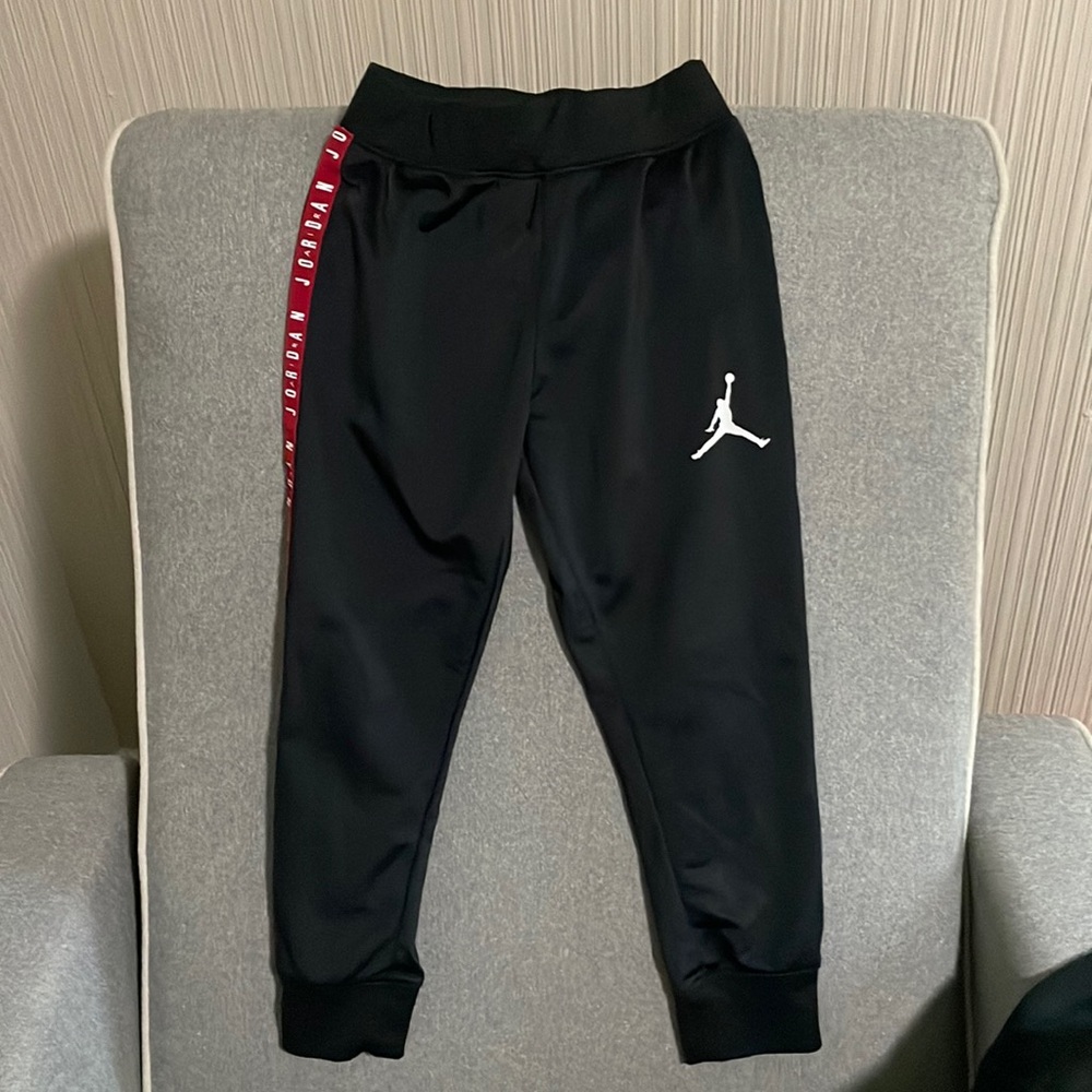 Jordan red and black pants 5 years